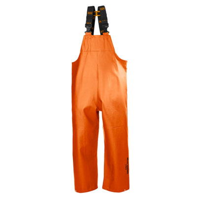 B&Q -  Workwear Gale Rain Bib & Brace (Orange)  (X Large)