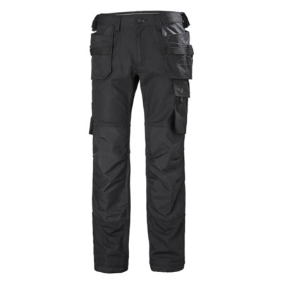 Helly Hansen Workwear Oxford Construction Pant (Black)  (D112) from B&Q