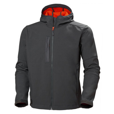 Helly Hansen Workwear Kensington Hood Softshell Jacket (Grey)  (Xxx Large) from B&Q
