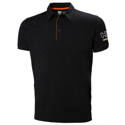 Helly Hansen Black Workwear Kensington Polo Shirts (Black) ) Large
