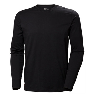 B&Q -  Workwear Manchester Longsleeve (Black)  (Small)