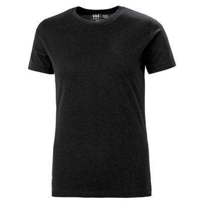 Helly Hansen Workwear Womens Manchester T-Shirt (Black)  (Small) from B&Q