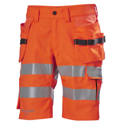 Helly Hansen Workwear Alna 2.0 Construction Shorts (Orange/black)  (C56) from B&Q