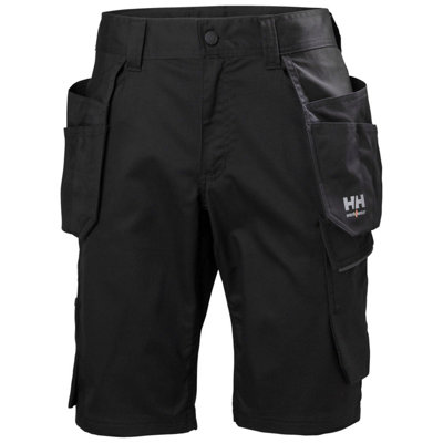 Helly Hansen Workwear Manchester Construction Shorts (Black)  (C54) from B&Q