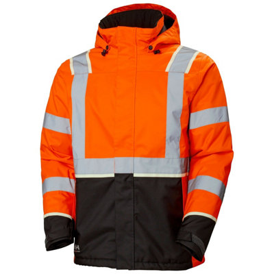 B&Q -  Workwear Uc-Me Winter Jacket (Hi Vis Orange/ebony)  (Xx Large)