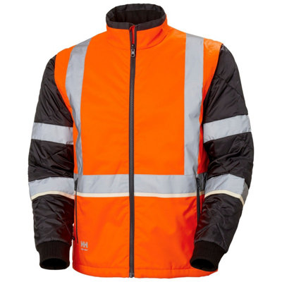 Helly Hansen Orange Workwear Uc-Me Insulator (Hi Vis /Ebony) ) Medium