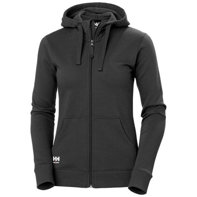 Helly Hansen Workwear W Classic Zip Hoodie (X Small)  (Dark Grey) from B&Q