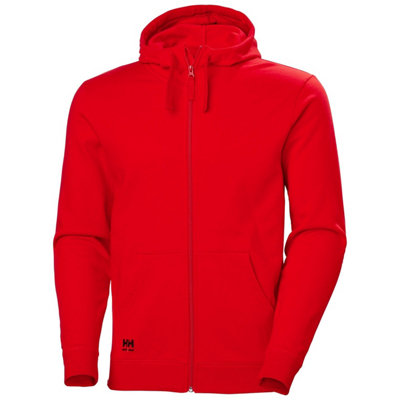 B&Q -  Workwear Classic Zip Hoodie (Alert Red)  (Xx Large)