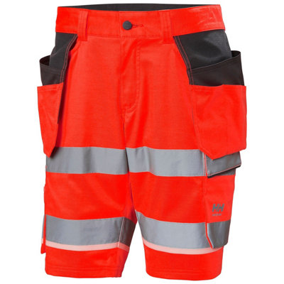 Helly Hansen Red Workwear Uc-Me Construction Shorts (Red/Ebony) (C62)