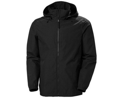 Footsure Western Limited Black Helly Hansen Workwear Manchester 2.0 Shell Jacket Size Lge 38560-71863-05 - Image 3
