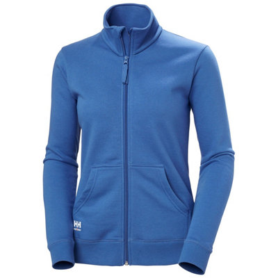 Helly Hansen Workwear W Classic Zip Sweatshirt (Small)  (Stone Blue) from B&Q