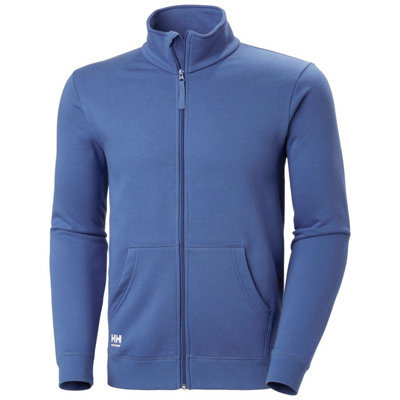 B&Q -  Workwear Classic Zip Sweatshirt (Stone Blue)  (Xxxxx Large)