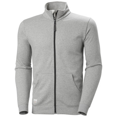 Helly Hansen Workwear Classic Zip Sweatshirt (Grey Melange)  (Medium) from B&Q