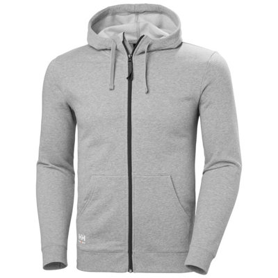 B&Q -  Workwear Classic Zip Hoodie (Grey Melange)  (Xx Large)