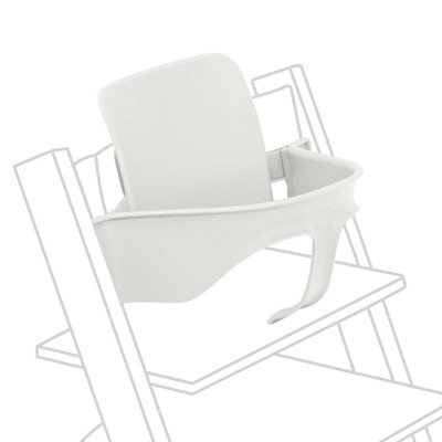 Stokke Tripp Trapp Baby Set 2WhiteFor Ages 6-36 MonthsConvert Chairs Produced After May 2003 Into A Comfortable High Chair from B&Q