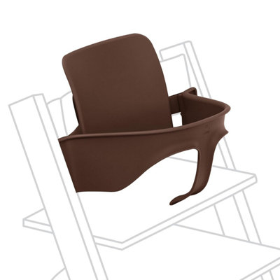 Stokke Tripp Trapp Baby Set 2Warm BrownFor Ages 6-36 MonthsConvert Chairs Produced After May 2003 Into A Comfortable High from B&Q