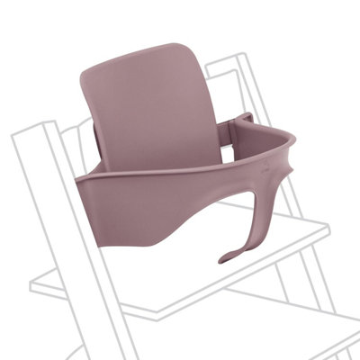 Stokke Tripp Trapp Baby Set 2Heather MauveFor Ages 6-36 MonthsConvert Chairs Produced After May 2003 Into A Comfortable from B&Q