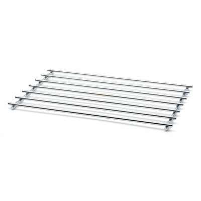 CKB LTD Rectangular Trivet For Kitchen Worktops Saver Set Metal Trivet Chrome Steel40 X 24Cm from B&Q