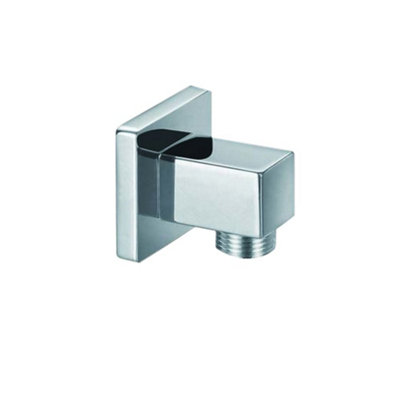 NEW Synergy WE02 Chrome Square Wall Outlet Elbow - Image 3
