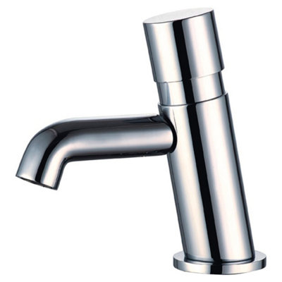 RAK Ceramics Rak Compact Commercial Non Concussive Basin Tap Chrome Brass from B&Q