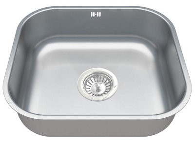 Kitchen Sink Satin Stainless Steel Inset/undermount Sink 480X430X180 (Tjm0035)