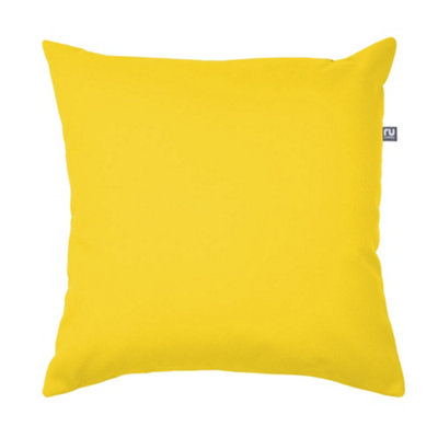 Rucomfy Beanbags Yellow Rucomfy Indoor Or Outdoor Cushion 45X45cm - Water-Resistant Scatter Pillow For Garden, Patio & Home