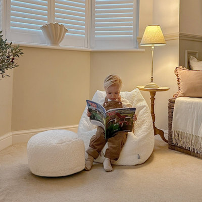 Rucomfy Beanbags Rucomfy Snug Kids Snuggle Chair Beanbag - Oat