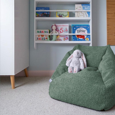 Rucomfy Beanbags Rucomfy Snug Kids Snuggle Chair Beanbag - Moss