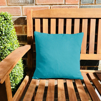 Rucomfy Beanbags Turquoise Rucomfy Indoor Or Outdoor Cushion 45X45cm - Water-Resistant Scatter Pillow For Garden, Patio & Home