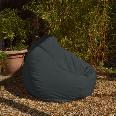 rucomfy Beanbags Rucomfy Indoor Or Outdoor Adults Water Resistant SlouchbagGrey Beanbag Chair from B&Q