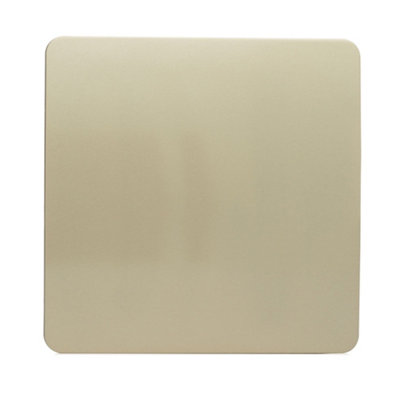 Trendiswitch Gold 1 Gang Blanking Plate from B&Q
