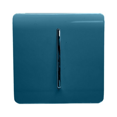 B&Q -  Midnight Blue 1 Gang 1 Or 2 Way Light Switch