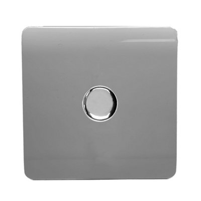 Trendi Switch 1 Gang 10amp Rotary LED Dimmer Light Switch Light Grey - Image 7