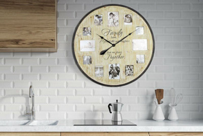 70cm x 70cm Family Photo Frame Timber