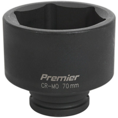 70mm Chromoly Forged Impact Socket - 3/4 Inch Drive for Heavy-Duty Use