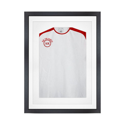 70x50CM Junior Matte Black Football Shirt Frame - 3D Deep Box with ...