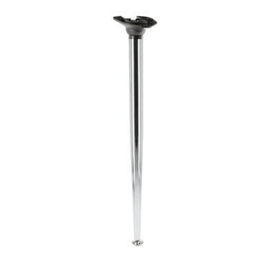 710mm Angle Folding Table Leg Breakfast Bar Support 40mm Diameter - Pack of 1 - Colour Chrome