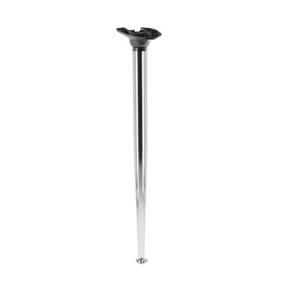 710mm Angle Folding Table Leg Breakfast Bar Support 40mm Diameter - Pack of 1 - Colour Chrome