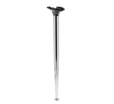 710mm Angle Folding Table Leg Breakfast Bar Support 40mm Diameter - Pack of 2 - Colour Chrome