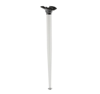 710mm Angle Folding Table Leg Breakfast Bar Support 40mm Diameter - Pack of 2 - Colour White