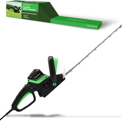 710w-corded-electric-hedge-trimmer-lightweight-cutter-61cm-rotating-handle