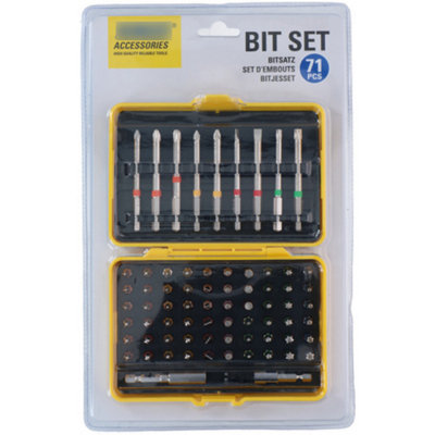 71Pcs Screwdriver Bit Set Colour Coded