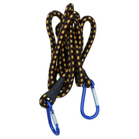 72 inch Bungee Strap with Aluminium Carabiners Hook Tie Down Fastener Holder 1pc