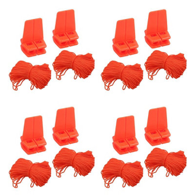 72 Metres Brick Line String + Plastic Corner Blocks Brick Laying ...