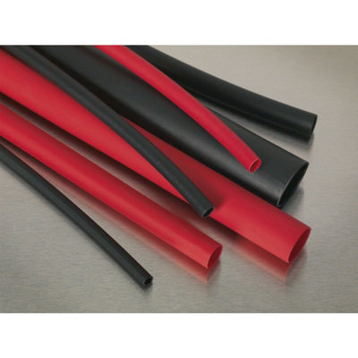 72 Piece 200mm Heat Shrink Tubing Assortment - Dual Wall Adhesive - Red ...