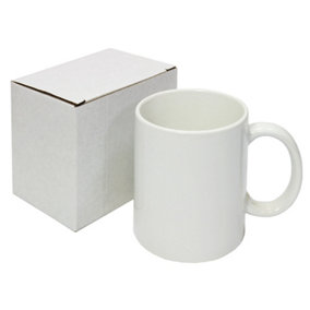 72 White 11oz Mugs & Gift Boxes