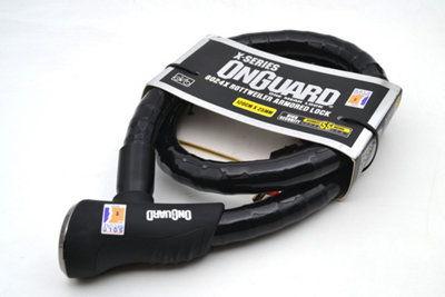 Onguard 8024X Rottweiler Armoured Cycle Lock 120Cm X 25mm from B&Q