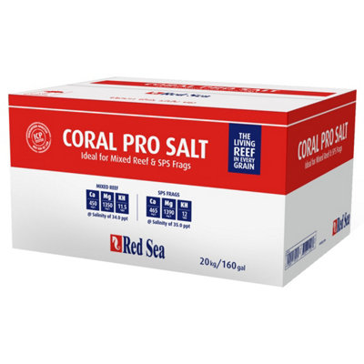 Red Sea Coral Pro Marine Aquarium Reef Salt Salinity Seawater Fish Tank Health20Kg from B&Q