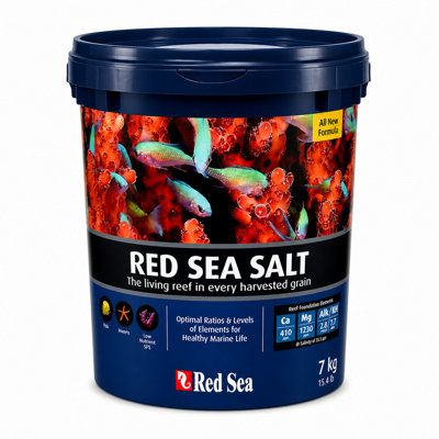 Red Sea Marine Premium Grade Aquarium Salt Coral Reef Fish Tank Salinity Health 7Kg from B&Q