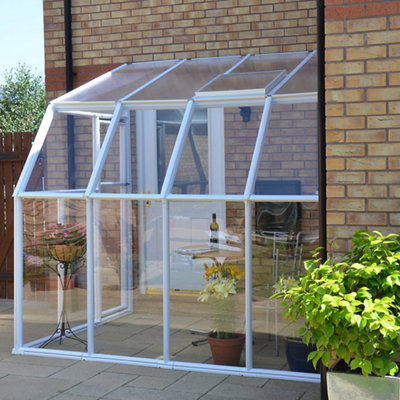Palram - Canopia Sun Room - 6' x 8' - White - Polycarbonate Panels - Aluminium Frame - Image 5